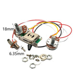 Maxbell Guitar Potentiometer Metal Circuit Wiring Guitar Wiring Harness Set Replaces 3 way