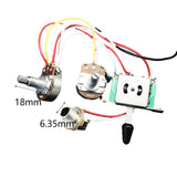 Maxbell Guitar Potentiometer Metal Circuit Wiring Guitar Wiring Harness Set Replaces 5 way