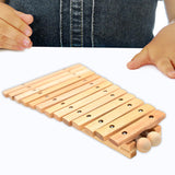 Maxbell 13 Note Glockenspiel Portable Hand Knock Piano Toy for Event Concert Outside