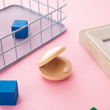 Maxbell 2 Pieces Wooden Castanets Baby Early Education for Babies Classroom Children