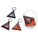 Maxbell Guitar Pick Holder Keychain Birthday Gift Key Fob Case Bag Plectrum Case Bag Black