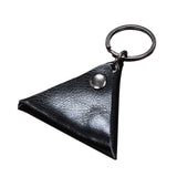 Maxbell Guitar Pick Holder Keychain Birthday Gift Key Fob Case Bag Plectrum Case Bag Black