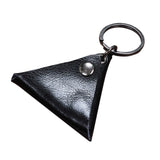 Maxbell Guitar Pick Holder Keychain Birthday Gift Key Fob Case Bag Plectrum Case Bag Black