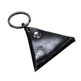 Maxbell Guitar Pick Holder Keychain Birthday Gift Key Fob Case Bag Plectrum Case Bag Black