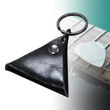 Maxbell Guitar Pick Holder Keychain Birthday Gift Key Fob Case Bag Plectrum Case Bag Black