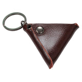 Maxbell Guitar Pick Holder Keychain Birthday Gift Key Fob Case Bag Plectrum Case Bag Brown