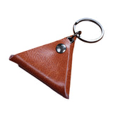 Maxbell Guitar Pick Holder Keychain Birthday Gift Key Fob Case Bag Plectrum Case Bag Orange