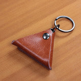 Maxbell Guitar Pick Holder Keychain Birthday Gift Key Fob Case Bag Plectrum Case Bag Orange