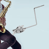 Maxbell Saxophone Marching Clip Holder Metal Sax Marching Clamp on for Marching Band