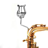 Maxbell Saxophone Marching Clip Holder Metal Sax Marching Clamp on for Marching Band