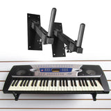 Maxbell 2x Guitar Wall Mount Hanger for Acoustic Guitar Banjo Musical Instrument