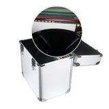 Maxbell Vinyl Carrying Box with Lid Portable Crate LP Albums Storage Box for Records