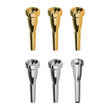 Maxbell Trumpet Mouthpiece Smooth Alloy for Professional Players Trumpet Accessories Gold 3C