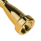 Maxbell Trumpet Mouthpiece Smooth Alloy for Professional Players Trumpet Accessories Gold 3C