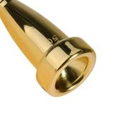 Maxbell Trumpet Mouthpiece Smooth Alloy for Professional Players Trumpet Accessories Gold 5C