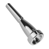Maxbell Trumpet Mouthpiece Smooth Alloy for Professional Players Trumpet Accessories Silver 3C