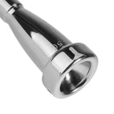 Maxbell Trumpet Mouthpiece Smooth Alloy for Professional Players Trumpet Accessories Silver 5C