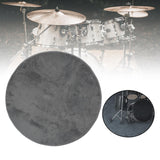 Maxbell Electrical Drum Carpet Multipurpose Drum Rug for Piano Music Studio Practice Circle 1.2m