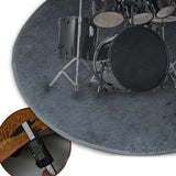 Maxbell Electrical Drum Carpet Multipurpose Drum Rug for Piano Music Studio Practice Circle 1.6m