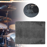 Maxbell Electrical Drum Carpet Multipurpose Drum Rug for Piano Music Studio Practice Rectangle 1.6x2m