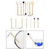 Maxbell 7 Pieces Tibetan Bowl Singing Stick Sound Bowl Mallet for Playing Relaxation
