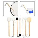 Maxbell 7 Pieces Tibetan Bowl Singing Stick Sound Bowl Mallet for Playing Relaxation