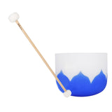 Maxbell Tibetan Bowl Singing Stick Wood Handle Mallet Stick for Crystal Bowl Singing Style E