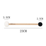 Maxbell Tibetan Bowl Singing Stick Wood Handle Mallet Stick for Crystal Bowl Singing Style F