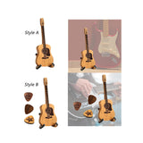 Maxbell Mini Plectrum Container Guitar Pick Box Holder for Electric Guitar Players