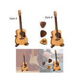 Maxbell Mini Plectrum Container Guitar Pick Box Holder for Electric Guitar Players