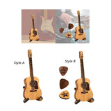 Maxbell Mini Plectrum Container Guitar Pick Box Holder for Electric Guitar Players