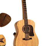 Maxbell Mini Plectrum Container Guitar Pick Box Holder for Electric Guitar Players