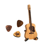 Maxbell Mini Plectrum Container Guitar Pick Box Holder for Electric Guitar Players