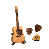 Maxbell Mini Plectrum Container Guitar Pick Box Holder for Electric Guitar Players