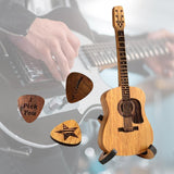 Maxbell Mini Plectrum Container Guitar Pick Box Holder for Electric Guitar Players