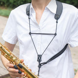 Maxbell Sax Neck Strap Soft Portable Adjustable for Alto Treble Tenor Clarinet Oboes