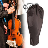 Maxbell Silk Fabric Violin Bag Portable Violin Protective Cover Violin Protector Bag Coffee