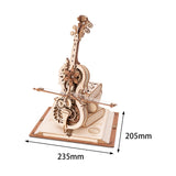Maxbell 3D Wooden Model Kits Portable Wooden Building Kits for Hotel Desktop Wedding