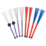 Maxbell Retractable Drum Brushes Professional Durable for Drum Kits Acoustic Drummer Red 35cmx1.5cmx1.5cm