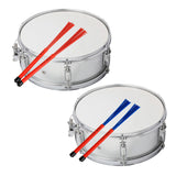 Maxbell Retractable Drum Brushes Professional Durable for Drum Kits Acoustic Drummer Red 35cmx1.5cmx1.5cm