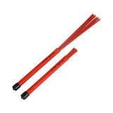 Maxbell Retractable Drum Brushes Professional Durable for Drum Kits Acoustic Drummer Red 35cmx1.5cmx1.5cm