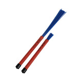 Maxbell Retractable Drum Brushes Professional Durable for Drum Kits Acoustic Drummer Blue 35x1.5cmx1.5cm