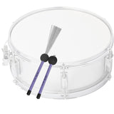 Maxbell Retractable Drum Brushes Professional Durable for Drum Kits Acoustic Drummer Violet 3.8x3.8x36cm