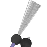 Maxbell Retractable Drum Brushes Professional Durable for Drum Kits Acoustic Drummer Violet 3.8x3.8x36cm