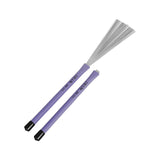 Maxbell Retractable Drum Brushes Professional Durable for Drum Kits Acoustic Drummer Violet 1.8x1.5x36cm