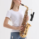 Maxbell Saxophone Microphone Stand Mic Kickstand for Party Studio Recording Weddings