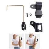 Maxbell Saxophone Microphone Stand Mic Kickstand for Party Studio Recording Weddings
