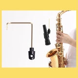 Maxbell Saxophone Microphone Stand Mic Kickstand for Party Studio Recording Weddings