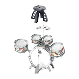 Maxbell Kids Jazz Drum Set Music Enlightenment Development Toy Cymbal Bass Drum Kits Style B