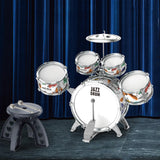 Maxbell Kids Jazz Drum Set Music Enlightenment Development Toy Cymbal Bass Drum Kits Style B